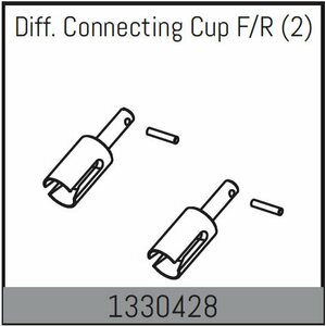Absima F/R diff. connecting cup (2)