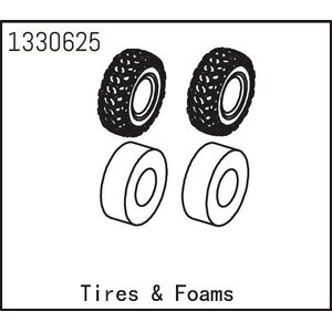 Absima Tires and Foam (2) - Yucatan
