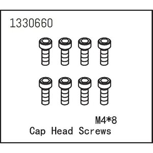 Absima Cap Head Screws M4*8 (8)