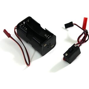 Absima Battery Box with Switch for Mignon Batteries