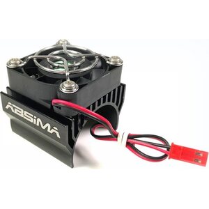 Absima Metal Top Heatsink with fan for 1:8 up to ø40mm , black