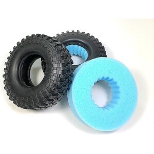 Absima Tire Set Crawler 1.9" Super Soft w. Sponge 110mm (2)