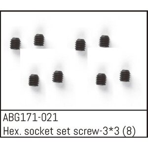 Absima Hex. Socket Set Screw M3*3 (8)