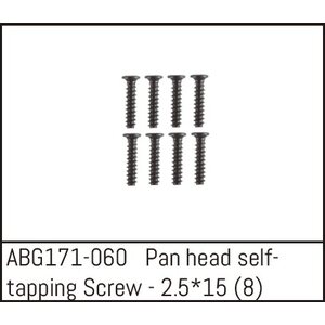 Absima Pan Head Screw M2.5*15 (8)