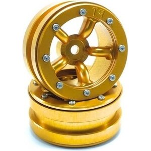 Metsafil Beadlock Wheels PT-Safari Gold/Gold 1.9 (2 pcs)