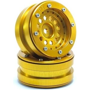 Metsafil Beadlock Wheels PT-Bullet Gold/Gold 1.9 (2 pcs)