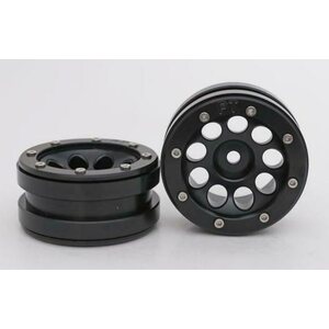 Metsafil Beadlock Wheels PT-Ecohole Black/Black 1.9 (2 pcs)