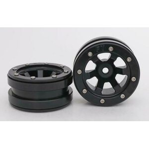 Metsafil Beadlock Wheels PT-Claw Black/Black 1.9 (2 pcs)