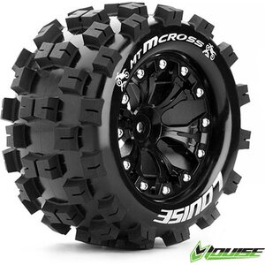 Louise Tire & Wheel MT-MCROSS 2,8" Black 1/2"-Offset (2)