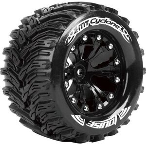 Louise MT-CYCLONE SOFT RIM BLACK 1/2 OFFSET 14MM MONSTER TRUCK 2.8 LOUISE