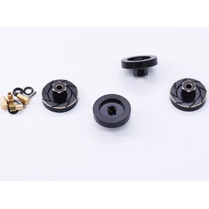 ValueRC Axial SCX24 5mm Brass Wheel Counterweight 4pcs set 9.4g Black Gold Color(DTSCX24-43)