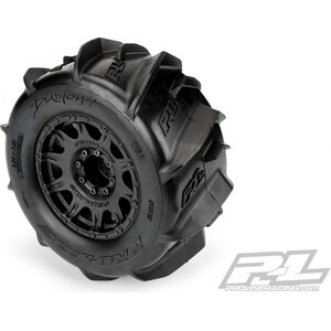Pro-Line Tires & Wheels 3.8" Dumont Paddle / Raid Truck Wheel 17mm (2) 10192-10