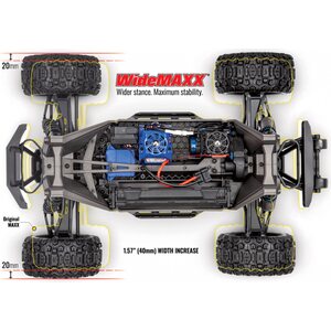 Traxxas MAXX with WideMAXX 4x4 1/10 RTR TQi TSM