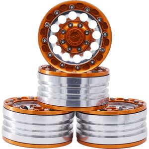 ValueRC 1.9" Aluminum Beadlock Crawler Wheels 4pcs -Bright Orange
 4pcs/set