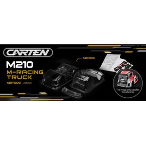 Carten Racing Truck M-Chassis Clear Body (210mm)