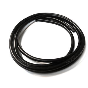 ValueRC 14AWG wire black 1M