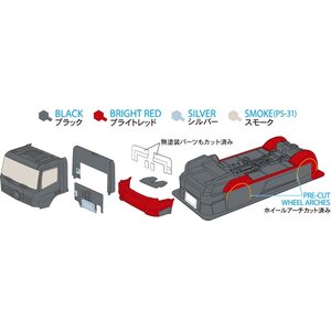 Tamiya 1:14 R/C Tankpool24 Mercedes Actros (TT-01 Type-E)