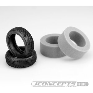JConcepts Fuzz Bite LP 4WD Front - Pink Compound (fits 2.2" 4WD buggy front wheel)