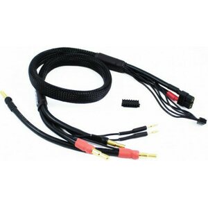 Ultimate Racing UR46504-XT 2 x 2S CHARGE CABLE LEAD w/4mm & 5mm BULLET CONNECTOR (60cm)
