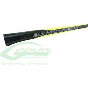 SAB Goblin Carbon Fiber Tail Boom Yellow/Carb 650 Size B. Nitro/Thund