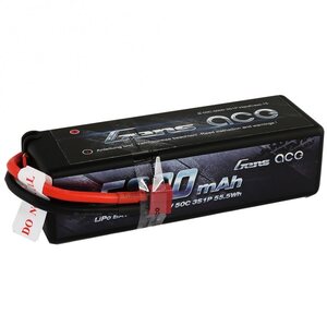 Gens ace 5000mAh 11.1V 50C 3S1P HardCase Lipo Battery