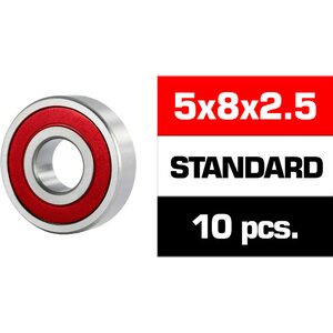 Ultimate Racing 5X8X2.5MM "HS" RUBBER SEALED BEARING (1PCS)