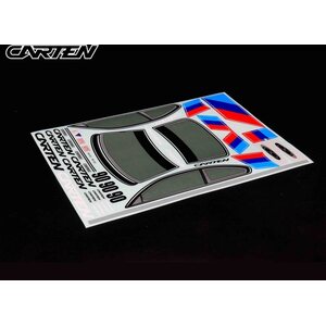 Carten 1/10th Scale GT2 Sticker Sheet