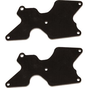 Team Associated 81541 RC8B4 FT rear suspension arm inserts, G10, 2.0 mm