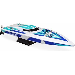 Proboat Sonicwake 36 V2 Self-Righting Brushless Deep-V RTR, Black / White