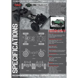 RC4WD Gelande II Truck Kit 1/10 Chassis Kit