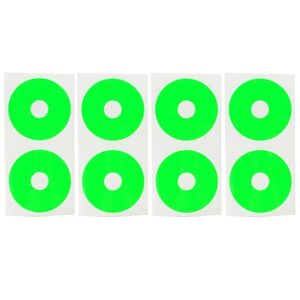 DE Racing Wheel sticker disk for 1/10 buggy / Fluorescent Green (8pcs.)