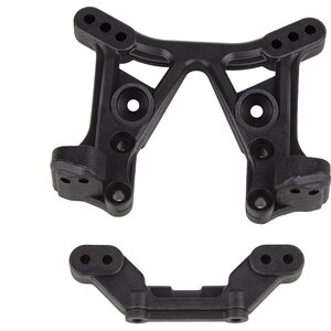 Team Associated 72038 DR10M Front Shock Tower and Rear Ballstud Mount