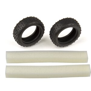 Team Associated 21547 Narrow Mini Pin Tires, with inserts