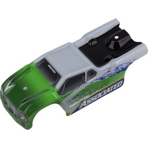 Team Associated 21444 TR28 Body, white and green