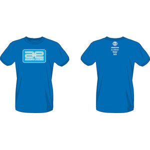 Team Associated 97026 Associated Electrics Logo T-Shirt, blue, 4XL