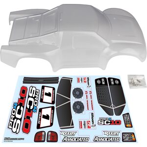 Team Associated 25859 Pro4 SC10 Contender Body, clear