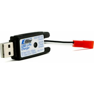 EFlite EFLC1010 1S USB Li-Po Charger, 500mA, JST: 180 QX HD