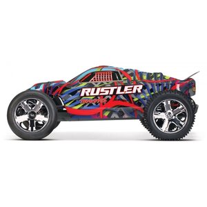 Traxxas 37054-1P Rustler 2WD 1/10 RTR TQ, Courtney Force / Pink