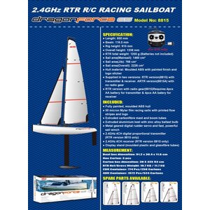 Joysway Dragon Force 65 V7 Sailboat RTR