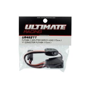 Ultimate Racing ULTIMATE RACING FUTABA Y-SPLITTER SERVO LEAD (15cm)