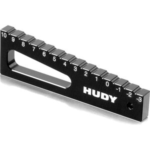 Hudy CHASSIS DROOP GAUGE -3 TO 10 MM FOR 1/8 CARS (20 MM)