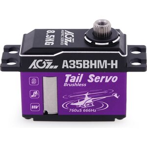 AGF A35BHM-H HV Programmable 8.5KG 0.065sec Fast Speed Titanium Gear Brushless Servo For RC Helicopter Tail Glider