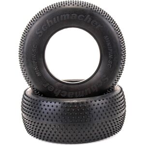 Schumacher U6767 Short Course Tyre - Mini Pin - Yellow (pr)
