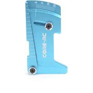 Core RC CR799 CORE RC Alloy Camber-Ride Height Gauge - Blue