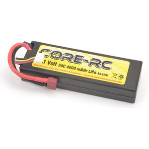 Core RC CR775 CORE RC 4000mAh 11.1V 3S 50C H/C LP LiPo T Plug