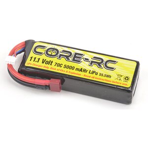 Core RC CR782 CORE RC 5000mAh 11.1V 3S 70C S/C LP LiPo T Plug