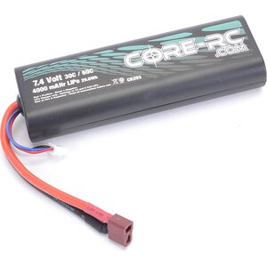 Core RC CR293 CORE RC-4000mAHr 7.4v 30/60C 2S LiPo
