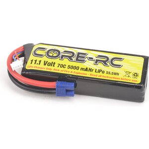 Core RC Core Rc Cr784 Core Rc 5000Mah 11.1V 3S 70C S/C Lp Lipo Ec3
