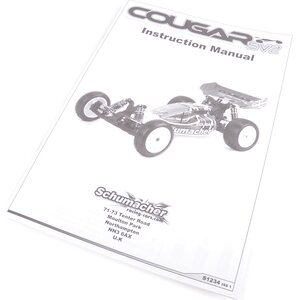 Schumacher U4038 Instr Manual - Cougar SV2