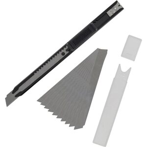 Core RC CR708 Slim Snap-Off Knife 9mm & 10 Blades